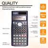 BAZIC Scientific Calculator 240 Function w/Slide-On Case, Engineering Calculators LCD