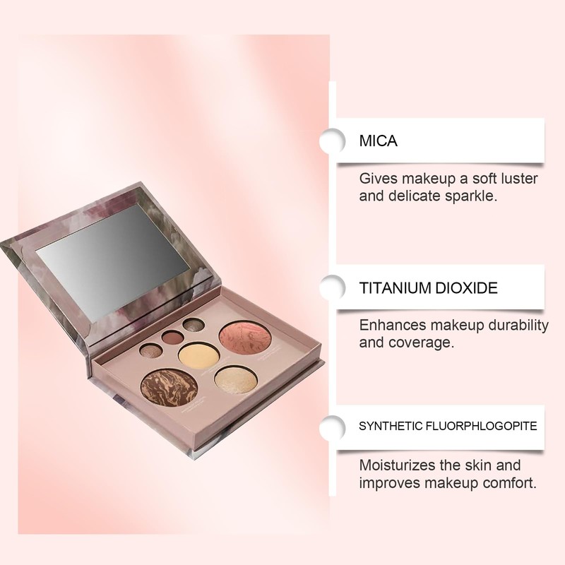 Baked Palette Makeup Set, Cosmetic Make Up Starter Kit, Includes