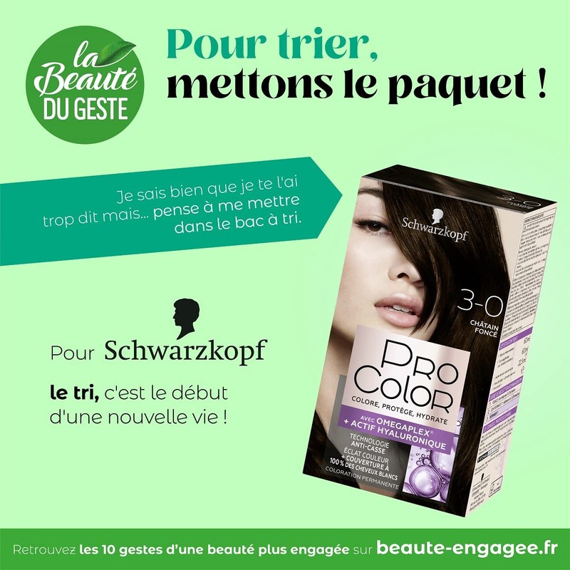 Schwarzkopf - Pro Color - Permanent Hair Colour - Shatterproof