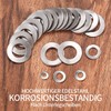 300 Pcs Stainless Steel Washers, M3 M4 M5 M6 M8