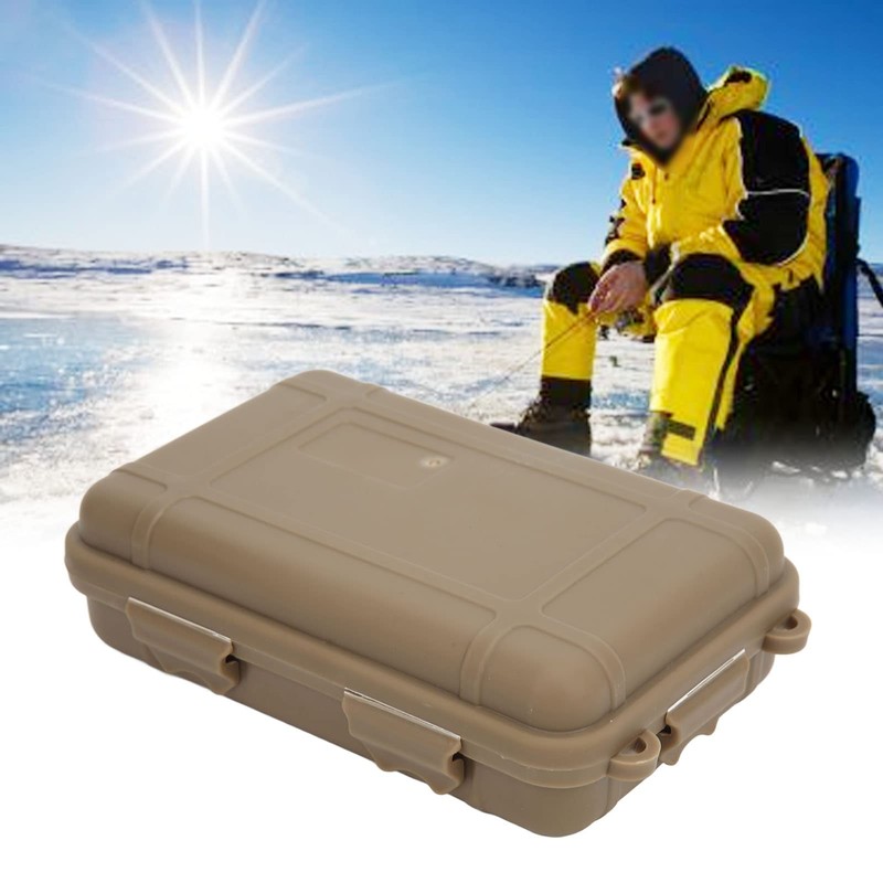 Pwshymi Wild Survival Storage Box, High-Strength Camping Survival Kits, Multipurpose,