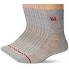 Wilson 10 Piezas Calceta para Hombre, Color Gris, Talla Única,