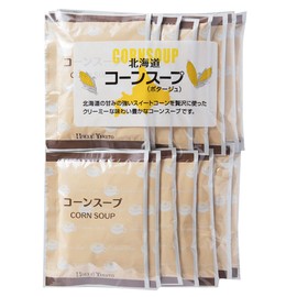 Hokkaido Yamato Hokkaido Corn Soup, 15 Bags, 0.6 oz (16.5 g) x 15 Soup, Potage, Corn Soup, Hokkaido, Post Delivery