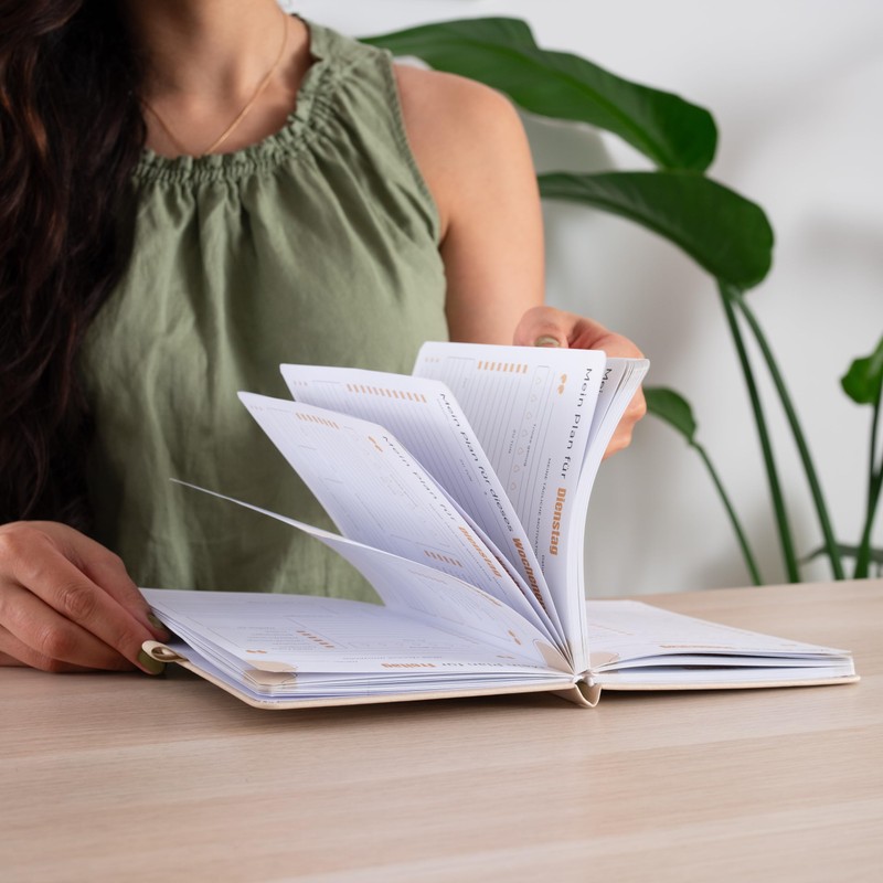 JUSTEVOLVE My Diary Mindfulness Success Journal - Self-Reflection Gratitude Diary