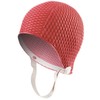 Sporti Bubble Swim Cap with Chin Strap (Red)