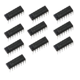 Bridgold 10pcs 74HC4051 74HC 8-Channel Analog multiplexer, Signal Splitter,16-DIP