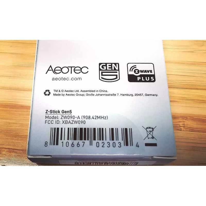 Aeotec Z-Stick USB Gen 5 Z-Wave-ZW090-A