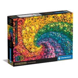 Clementoni - 39779 - Puzzle Colorboom Colección - Whirl - Puzzle De 1000 Piezas, Desde 14 Años, Made In Italy