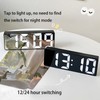 Alarm Clock,Digital Clock for Bedroom, Large LED Desktop Clock with