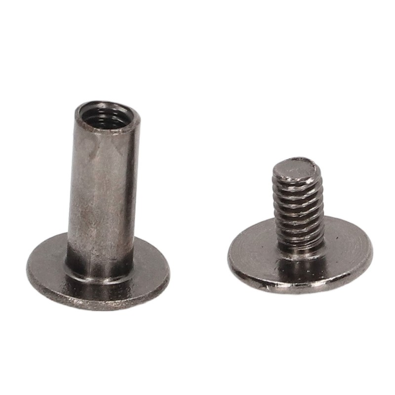 200 Sets Book Binding Screw Environmental Brass Metal Chicago Binding