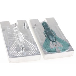 Soft Plastiс Lure Mold Making Injection Molds Fishing Lures Googan Krackin Craw 4'' (Aluminium)