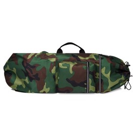 Dostear 2022 Foldable Water Proof Skateboard Backpacks Bag with Two Adjustable Shoulder Straps for Men and Boys Electric Skateboard Penny Board, Longboard Carry Bag Green Camouflage Small 84 X 32cm