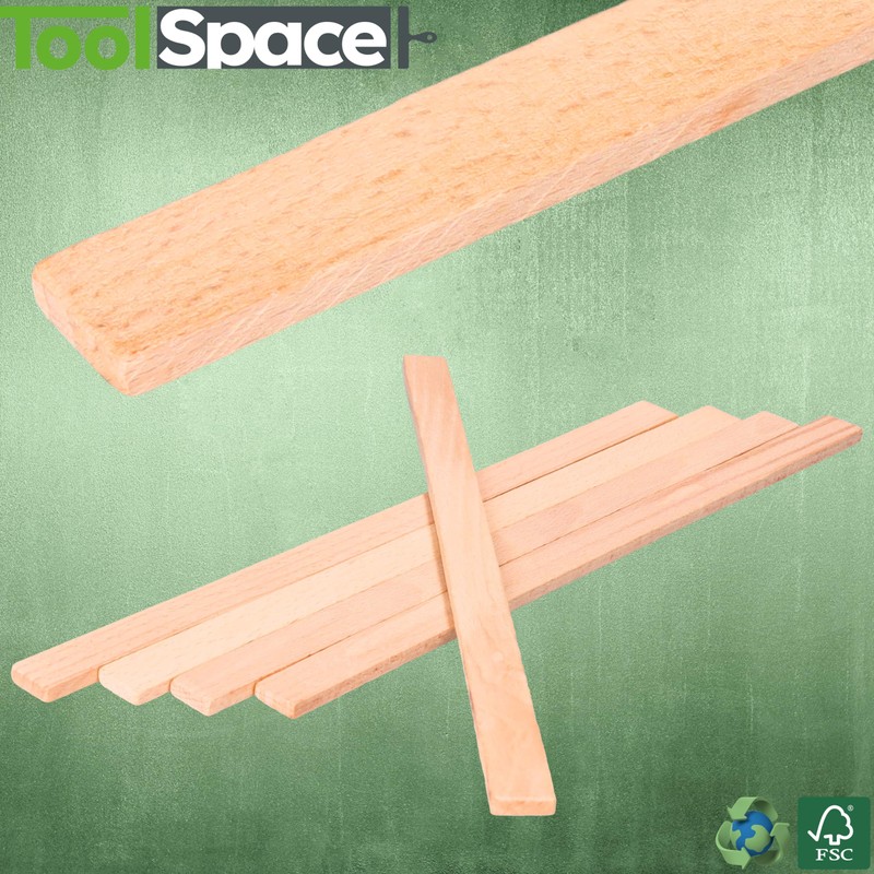 ToolSpace 25 x Wooden Paint Stirrers 300 mm Stirrers for