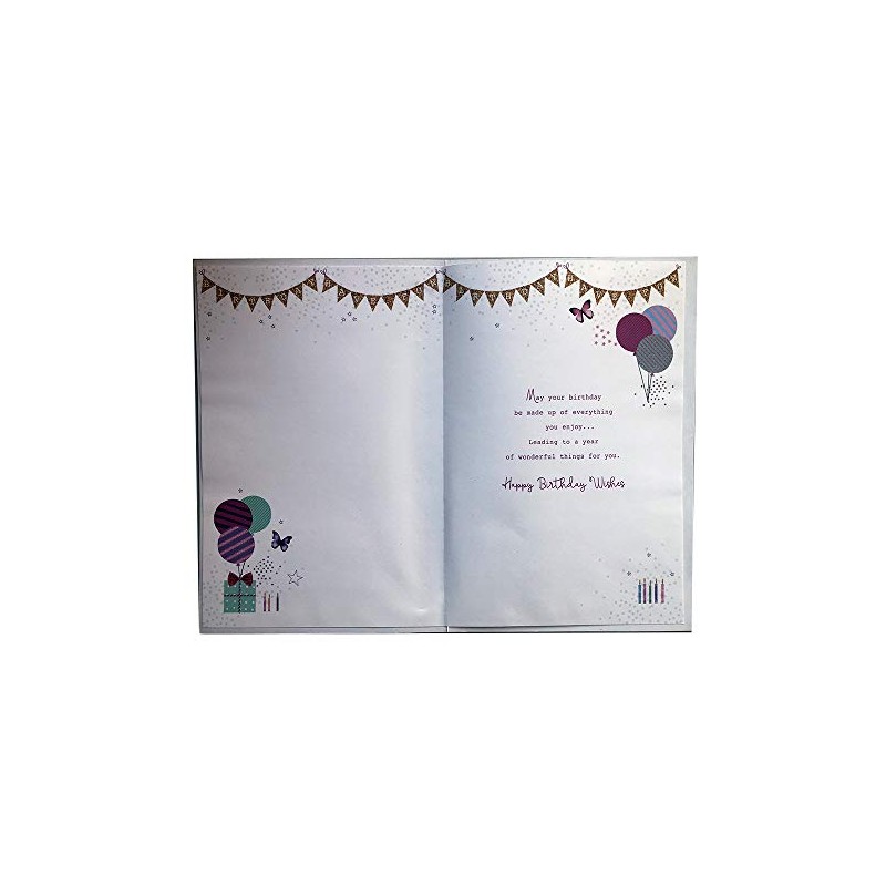 13 Today Granddaughter 13th Balloons Design Happy Birthday Card Lovely