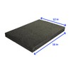 CandS 1.75" Thick Black Polyethylene Foam Sheets (4-Pack) - 16x12"