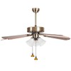 LONGSHENG Ceiling Fan Pull Chain Set - 2 pieces Amber