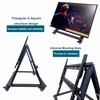 BIGalleons Low Height Mobile TV Stand, Confidence Monitor Stand, Rolling