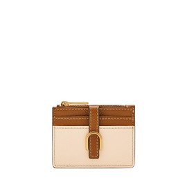 Fossil Vada SL10055103 LiteHide Leather Women's Zip Wallet, White, Casual