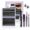 B&Q Fluffy Lash Clusters Kit 100D+200D Dramatic Eyelash Clusters Kit