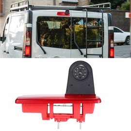 Brake Light Rear View Camera HD Night Vision Replacement for Fiat Talento Bus Box 296 R9M GM 408 413 452/Opel Vauxhall Vivaro B Combi Box Turbo FWD X82/Renault Trafic III 3 Bus Box EG JG FG 1FL/2FL