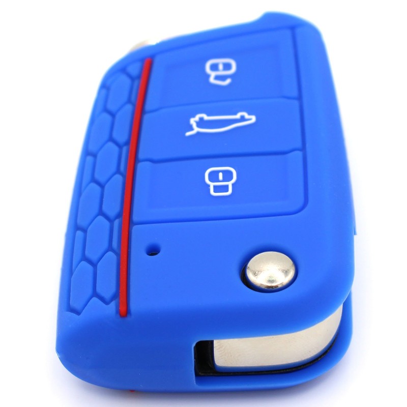 VB Key Case for 3-Button Car Key Silicon Cover Key