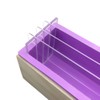 X-Haibei Loaf Soap Mold Silicone Wooden Box Acrylic Divider Board