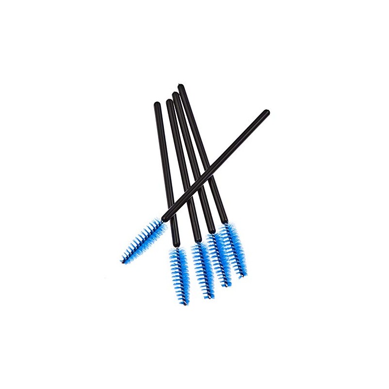 100pcs Disposable Eyelash Brushes for Eyebrows, Castor Oil, Mascara Sticks,