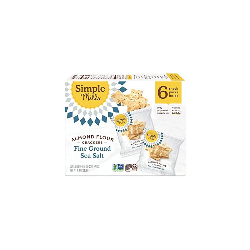 Simple Mills ALMOND FLOUR CRACKERS 20OZ (1.25LB)