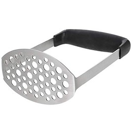 RosewineC Stainless Steel Potato Masher, Baby Food Masher with Non Slip Handle for Mashed Potatoes, Jam, Vegetables and Fruits