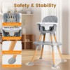 Ezebaby Baby High Chair, 8 in 1 Convertible High Chairs