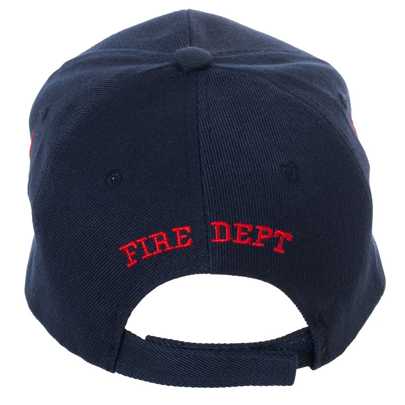First in Last Out Fire Rescue Flames Baseball Cap with