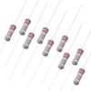 sourcing map Pack of 100 1W 2.2 Ohm Carbon Film