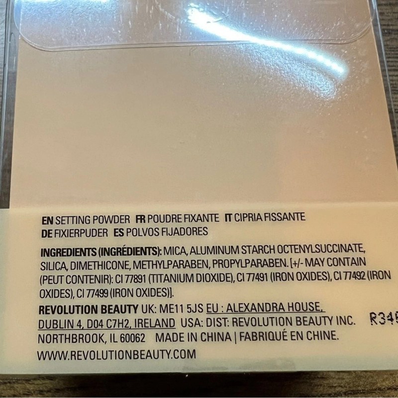 Makeup Revolution Deep Honey Loose Setting Powder Talc Free No