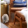 Vie Air Portable 2-Settings Fan Heater with Adjustable Thermostat, 1500W,