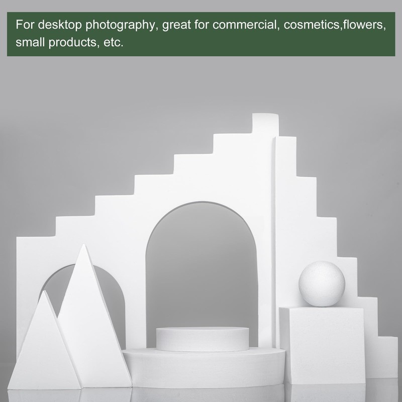 YOKIVE Photography Background Props Set, Hard Foam Photo Props |
