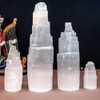 Heimtex Selenite Crystal Tower - Natural Polished Selenite Crystal Mountain