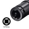 sourcing map 1/2" Drive by 23mm Deep Impact Socket, Heat-Treated