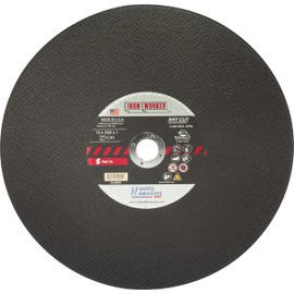 United Abrasives-SAIT 24051 Type 1 14-Inch x 3/32-Inch x 1-Inch Fast Cutting Chop Saw Blade, 10-Pack