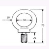 II Co., Ltd. II Bolt, Connecting Bracket, Silver, 1/2 inch