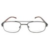 Incredible Bargains The Lincoln Rectangular Reading Glasses, Rectangle Metal Frame