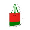 IMFAA Plain 10oz Strong Large(50X40X12) Cm Reusable Grocery Shopping, Two-Tone