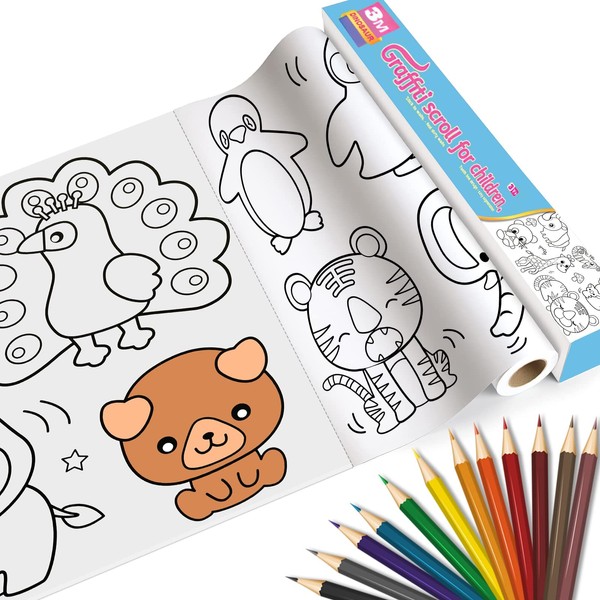 Cuttable Drawing Roll for Children, JunD Painting Roll for Children