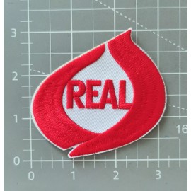 Unbranded Vintage 'Real' Flame Patch Embroidered Iron-On Patch 3x3.25"