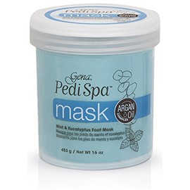 Gena Pedi Spa Mask with Argan Oil, Mint & Eucalyptus Foot Mask, 16 oz