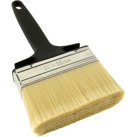 JKG® LARGE EMULSION PASTE BRUSH - Wallpaper Pasting & Emulsions | Large Paint Brush For Decorating Repainting Home Walls | Dual Bucket Rest | Soft 6.5cm Bristles [25cm x 11.5cm]