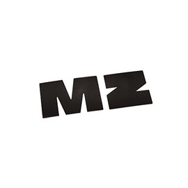 Letter M + Z Black for Tank ETZ All Types
