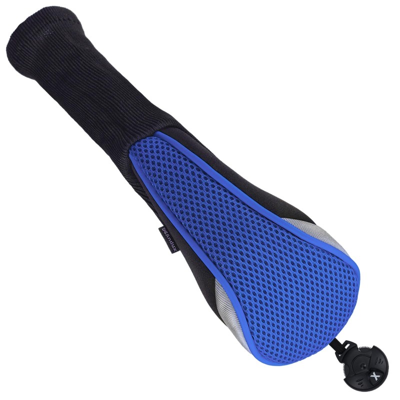Andux 4pcs/Pack Long Neck Golf Hybrid Club Head Covers Dial