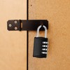 Vesaneae 4 Pack Padlock with Combination Code, Combination Lock, 4