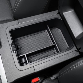 RUNROAD Center Console Organizer Tray Compatible with Toyota Land Cruiser Prado 2024 2025 250 J250 LC250 Accessories, Armrest Dividers Secondary Storage Box for Prado Middle Console Tray