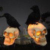 All Saint's Day Solar Powered Lights Skull Crow Pumpkin LED